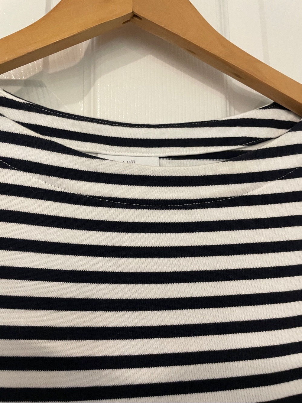 J. Jill Black and White Striped Nautical cotton striped Dress in size small - Picture 8 of 10